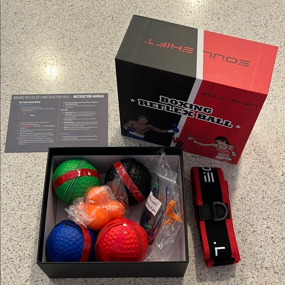 NIB Boxing Reflex Ball Set - Picture 2 of 4